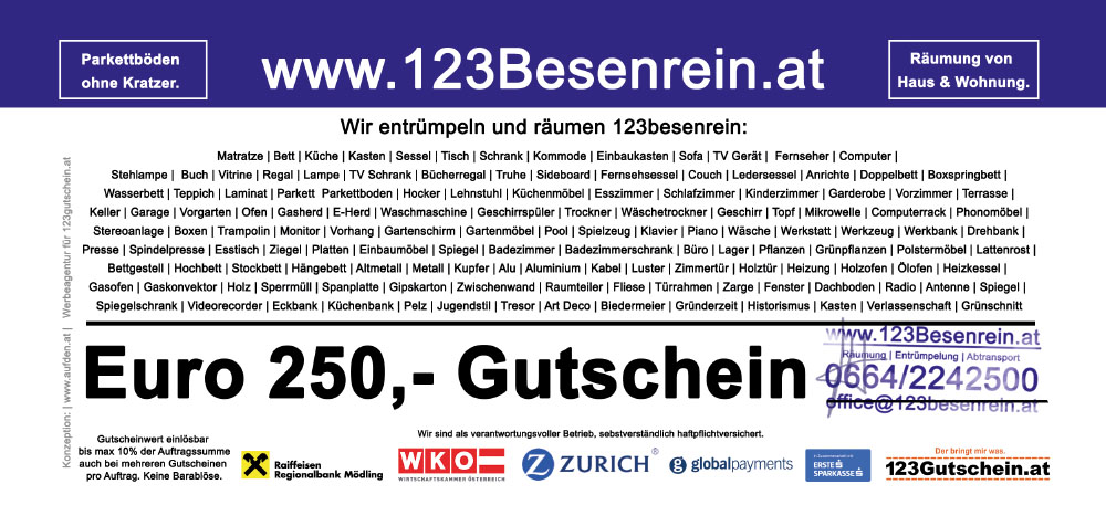 123Gutschein.at | Der bringt mir was. 123besenrein 123besenrein.at