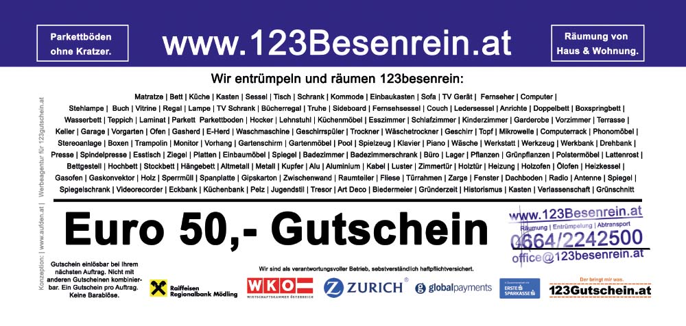 123Gutschein.at | Der bringt mir was. 123besenrein 123besenrein.at